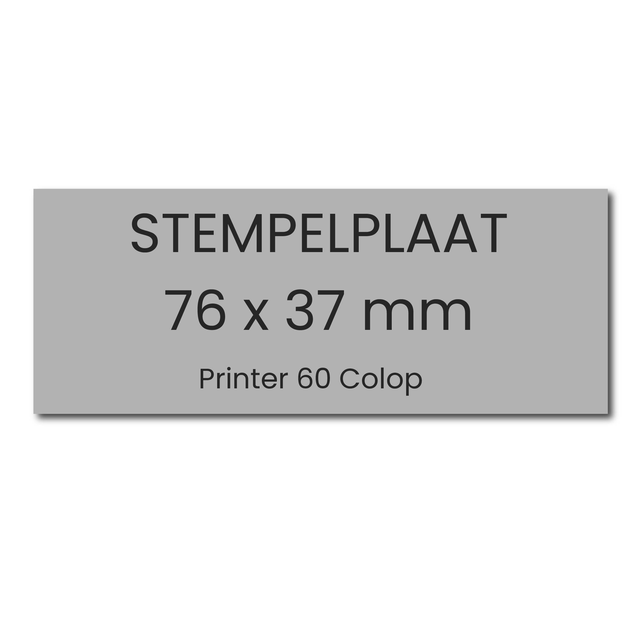 Tekstplaatje Colop Printer 60