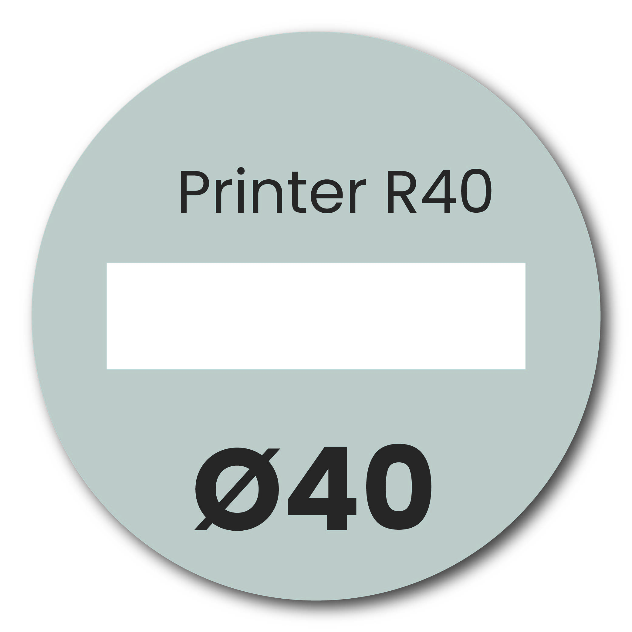 Tekstplaatje Colop Printer R40D | Kantoorstempels.nl