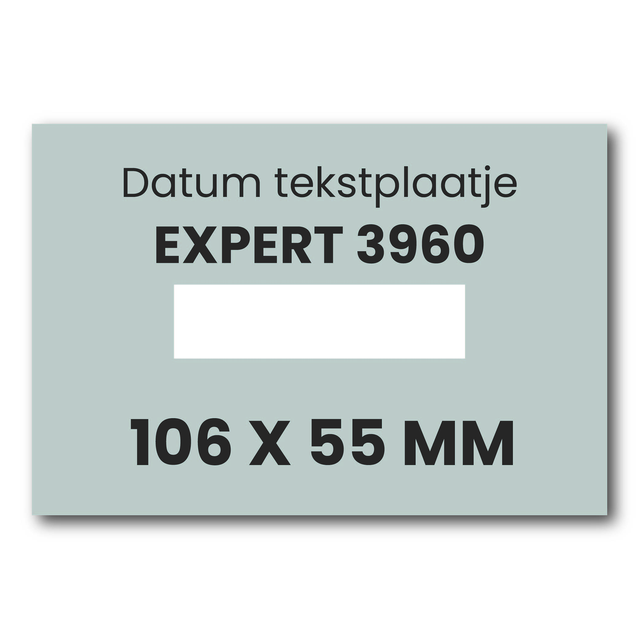 Tekstplaatje Colop eXpert 3960