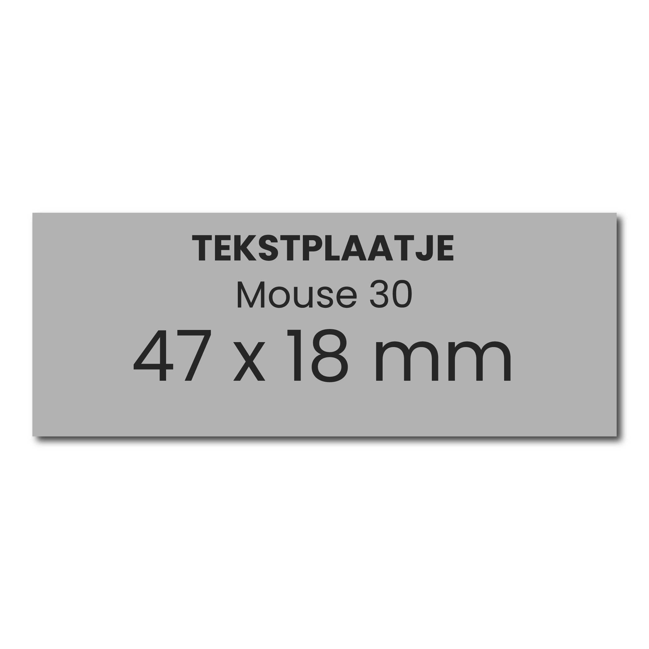 Stempelplaatje stampmouse 30 stempel