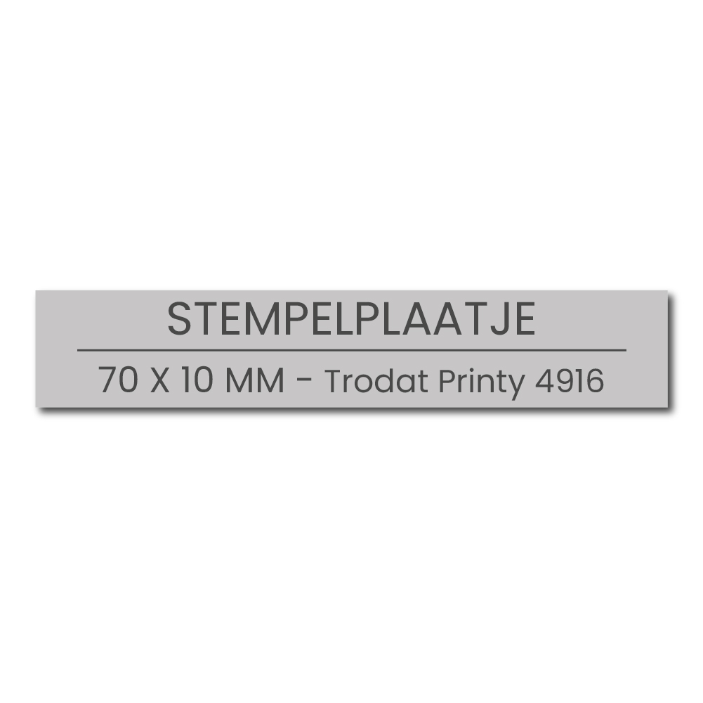 Stempelplaat Trodat Printy 4916