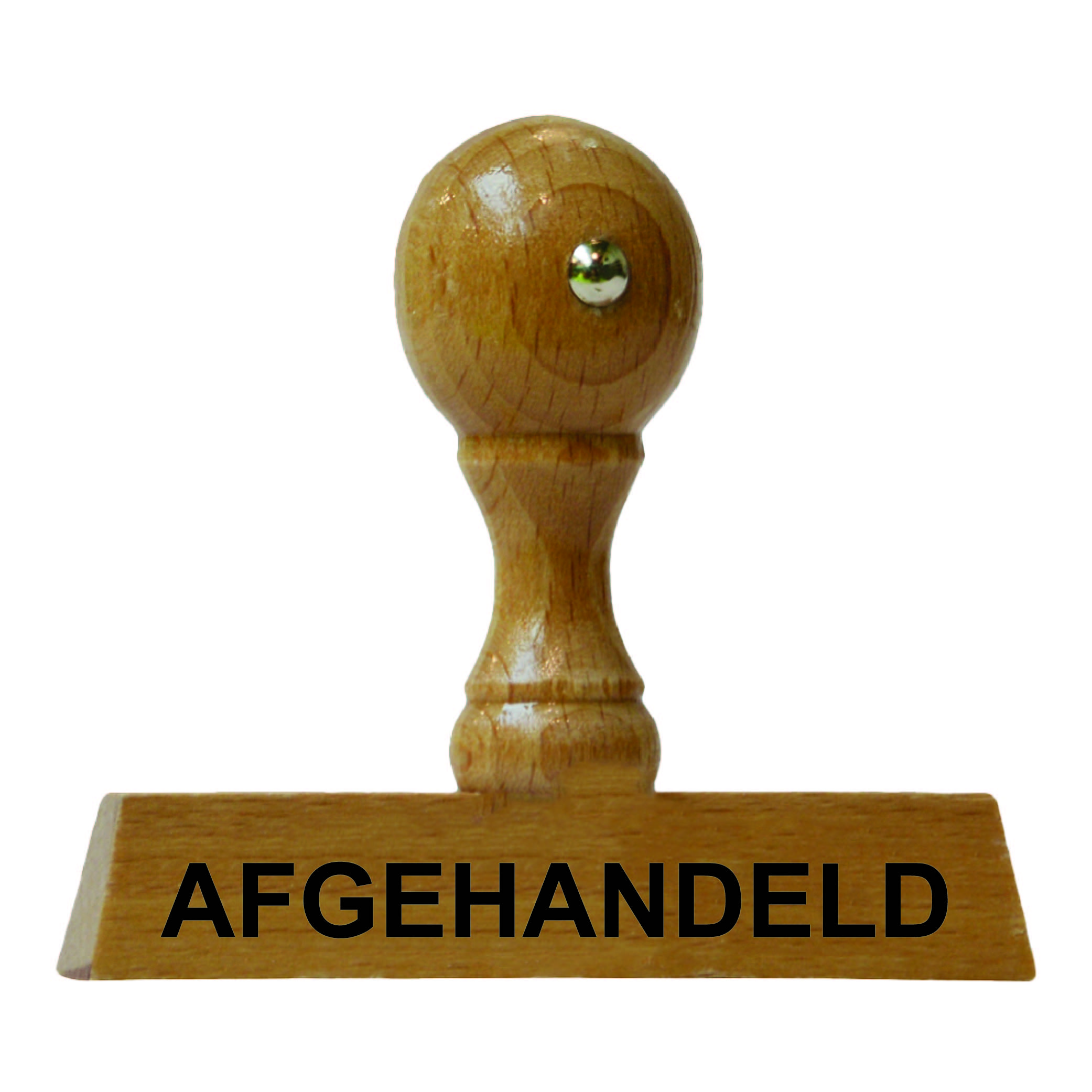 Handstempel AFGEHANDELD