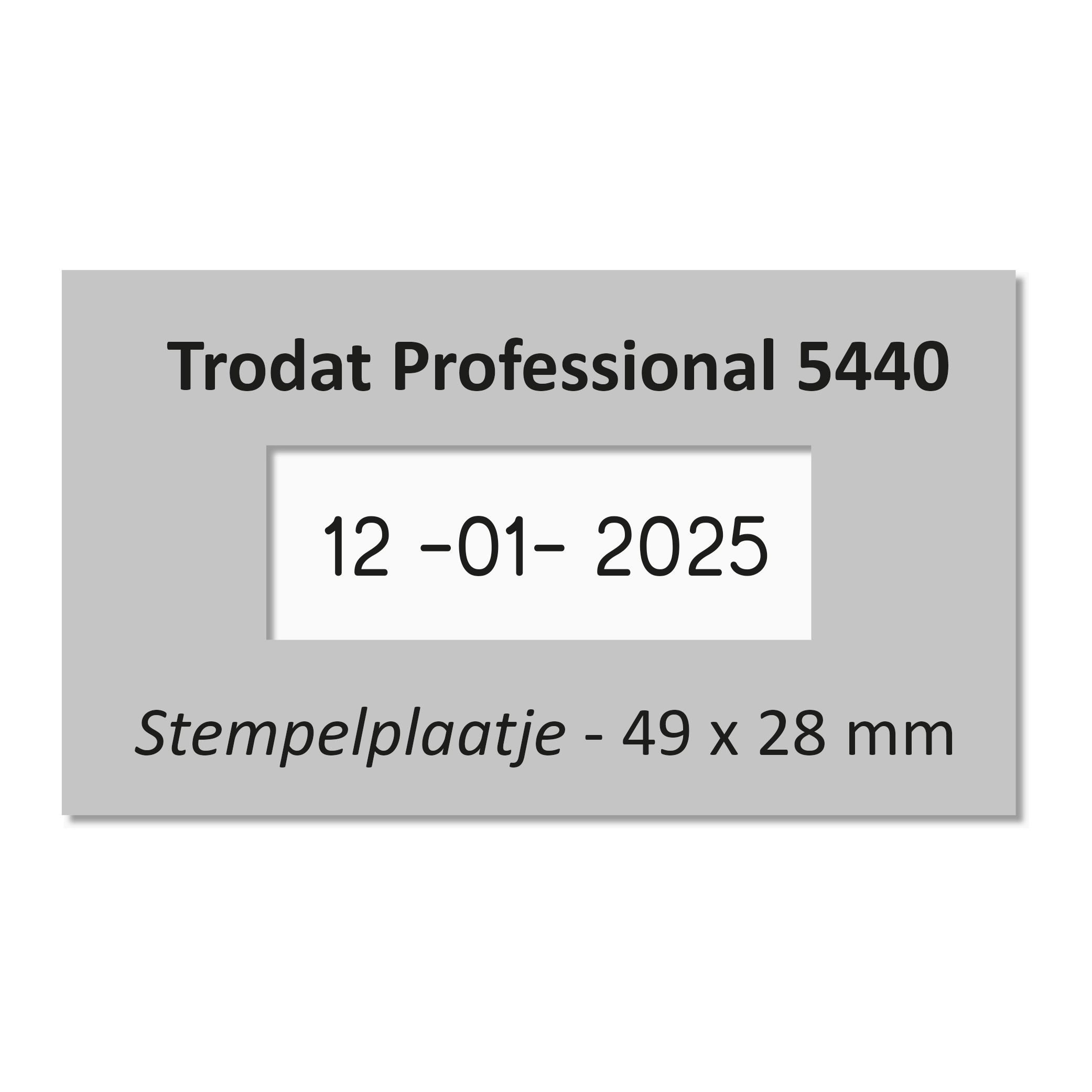 Stempelplaat Trodat Professional 5440 datumstempel