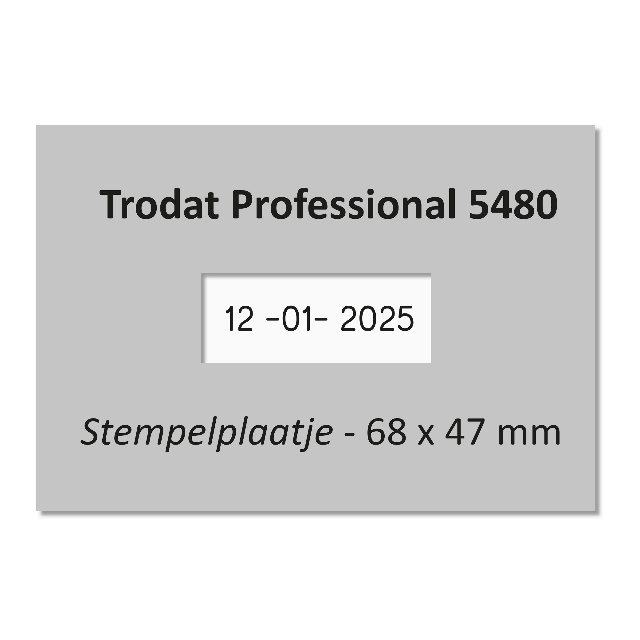 Stempelplaat Trodat Professional 5480 datum